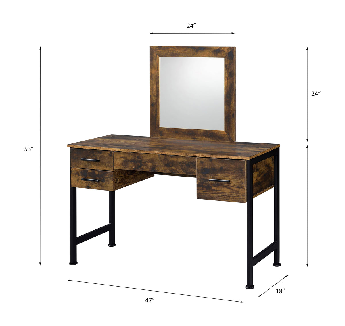Juvanth Vanity Desk & Mirror
