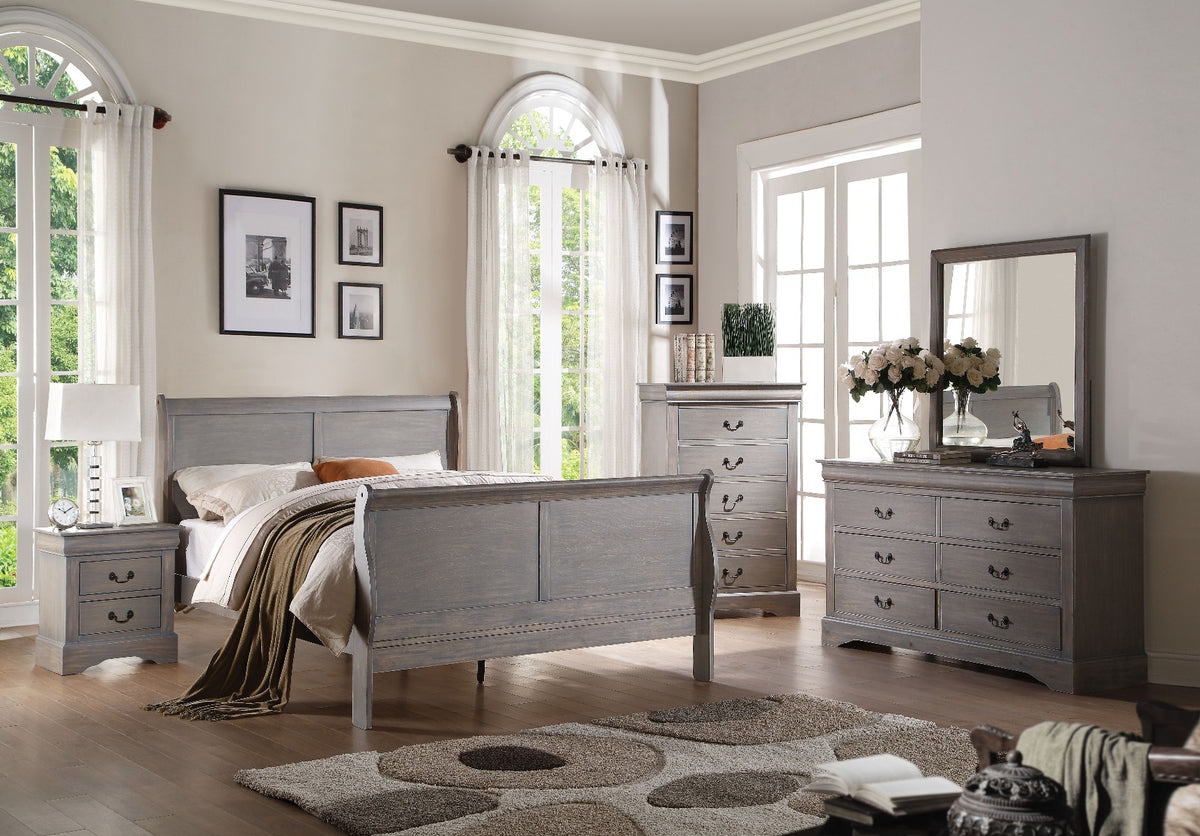 Louis Philippe III Twin Bed