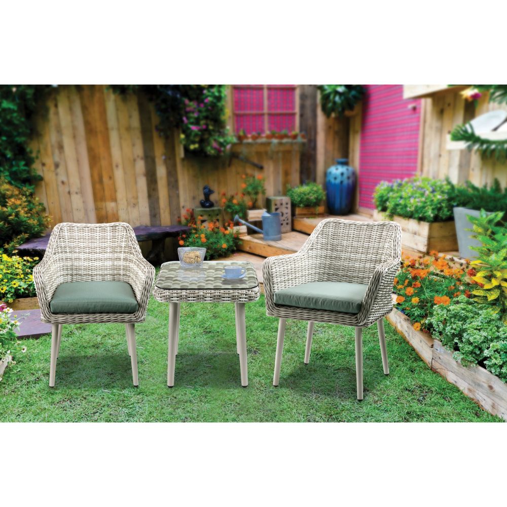 Tashay 3Pc Patio Bistro Set