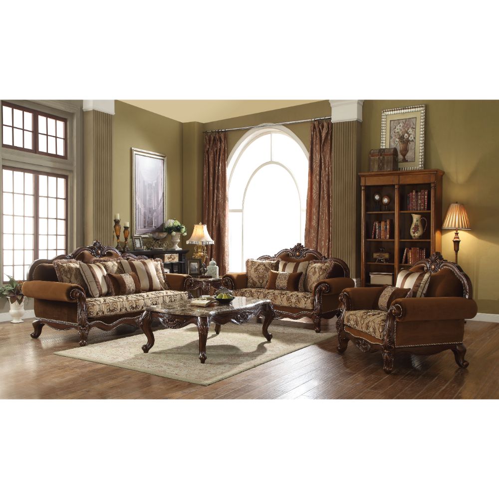 Jardena Sofa w/6 Pillows(Same LV01591)