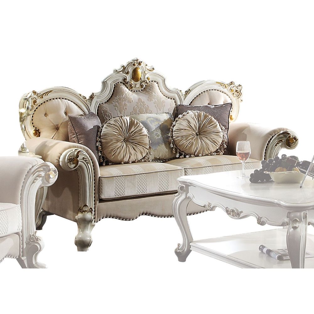 Picardy Loveseat w/5 Pillows