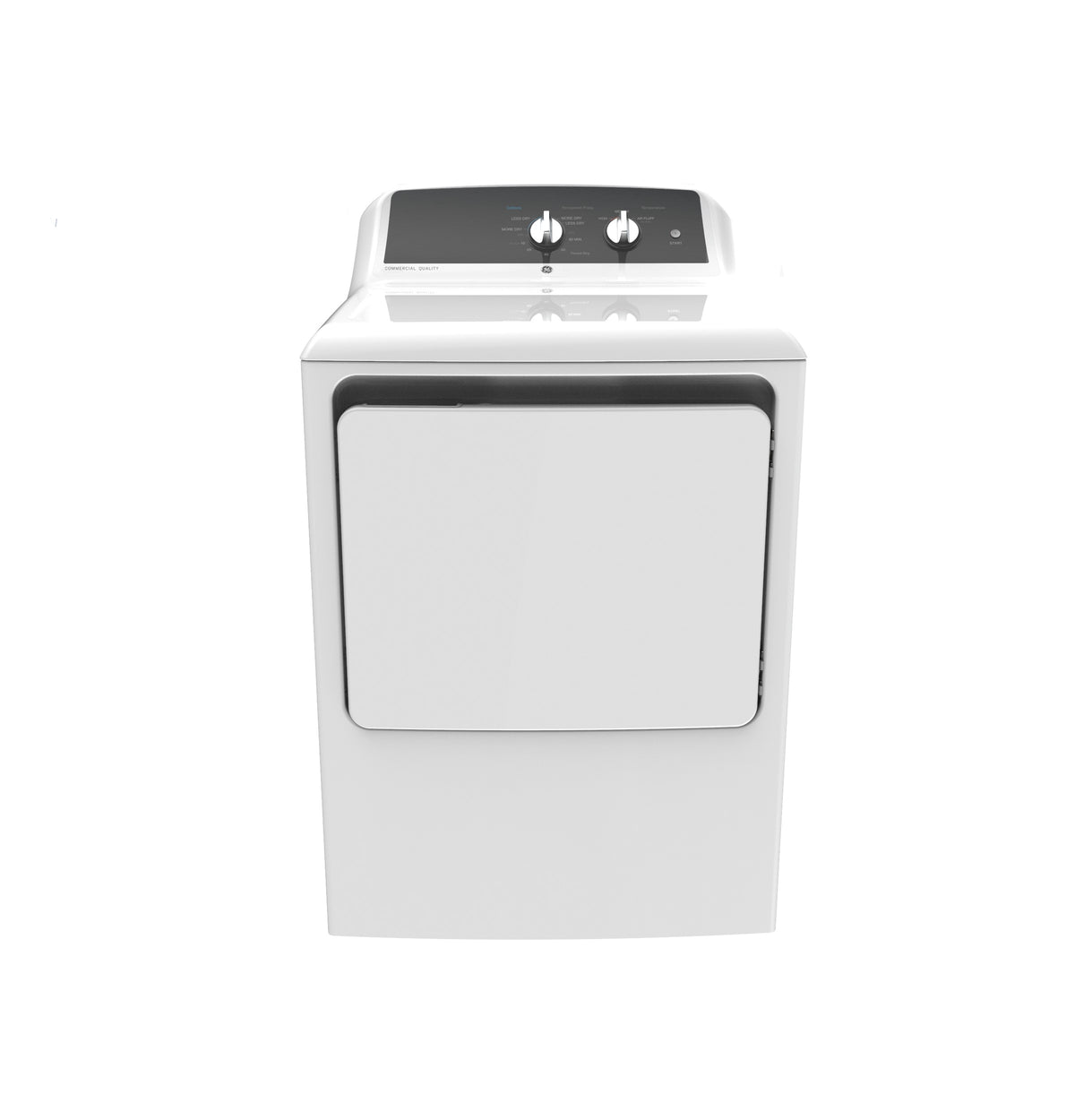 GE GTX52GASPWB - GE 6.2 cu. ft. Capacity Gas Dryer with Up To 120 ft. Venting and 5-yr Limited Warranty