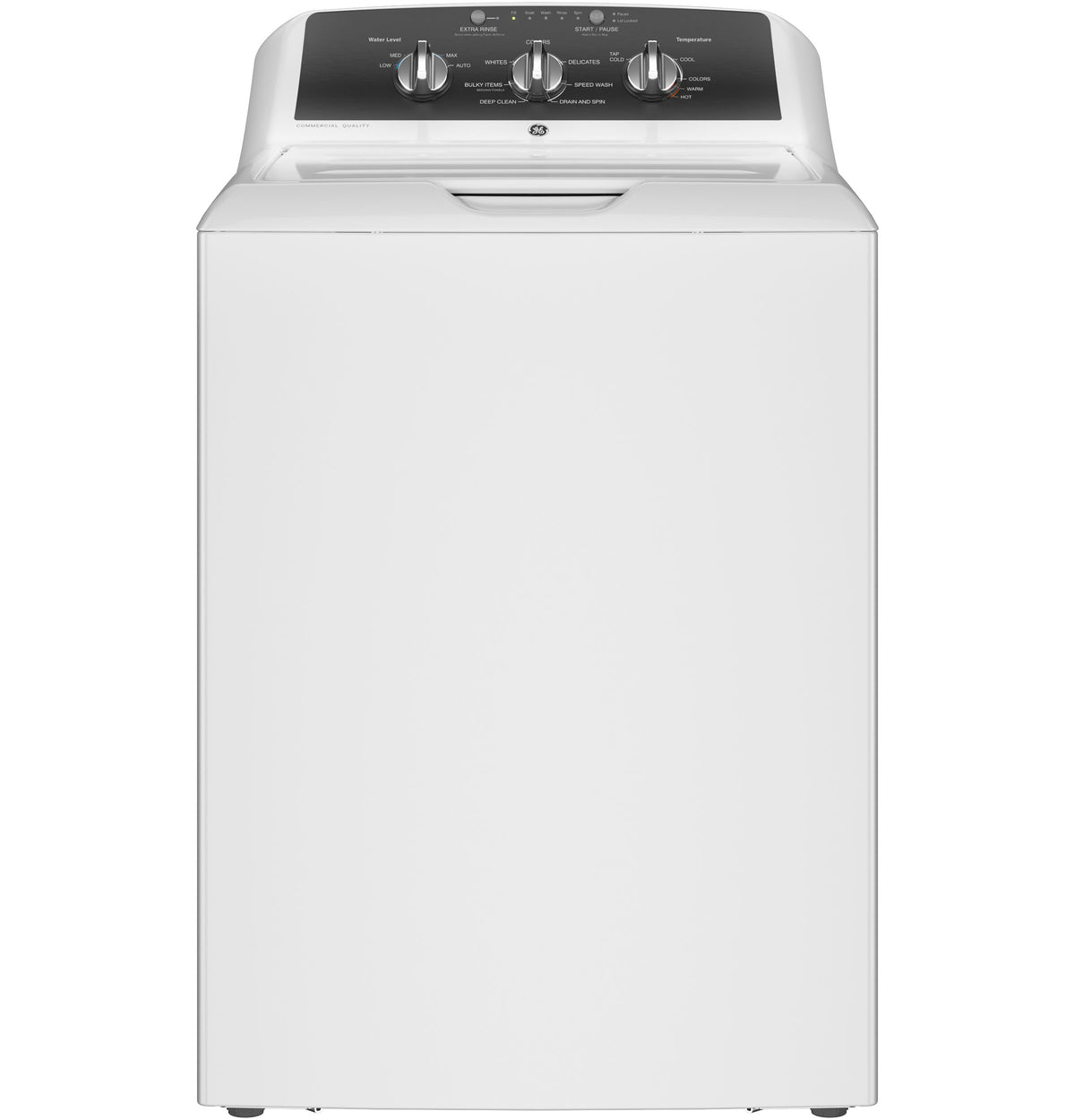 GE GTW525ACWWB - GE® 4.3 cu. ft. Capacity Washer with Stainless Steel Basket,5-yr Limited Warranty
