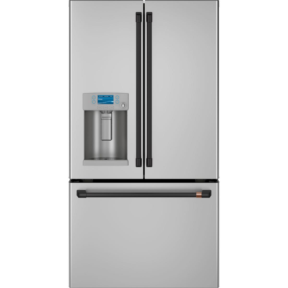 Cafe CYE22TP2MS1 - CAFÉ™ ENERGY STAR® 22.1 Cu. Ft. Smart Counter-Depth French-Door Refrigerator with Hot Water Dispenser
