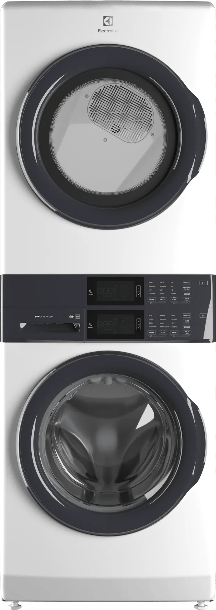 Electrolux ELTE7300AW - Laundry Tower Single Unit Front Load 4.4 Cu. Ft. Washer & 8 Cu. Ft. Electric Dryer