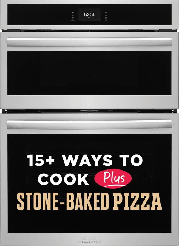 Frigidaire Gallery GCWM3070AF - 30" Electric Wall Oven and Microwave Combination with Stone-Baked Pizza