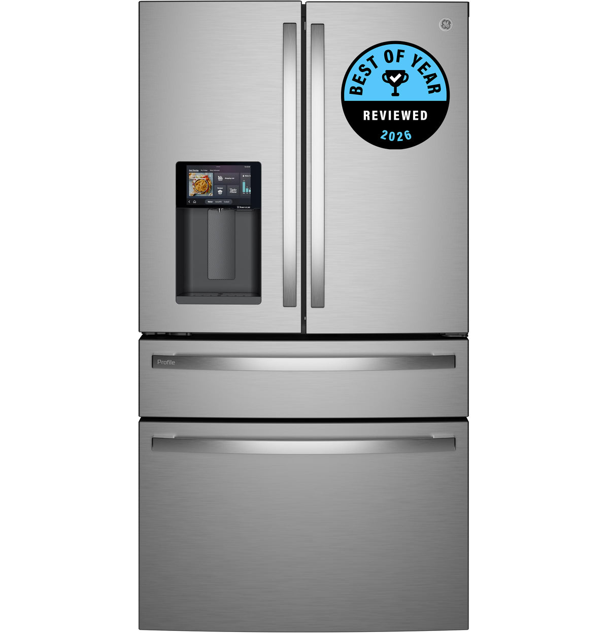 GE Profile PVD28HYYFS - GE Profile™ ENERGY STAR® 27.9 Cu. Ft. Smart 4-Door French-Door Refrigerator with Kitchen Assistant™