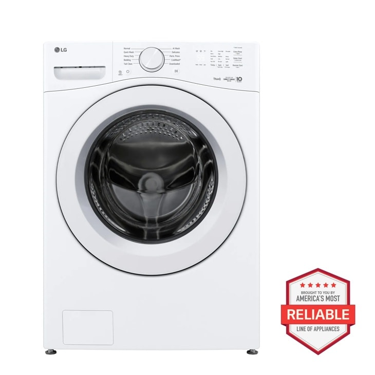 LG WM3420CW - 4.5 cu. ft. Ultra Large Capacity Smart Front Load Washer