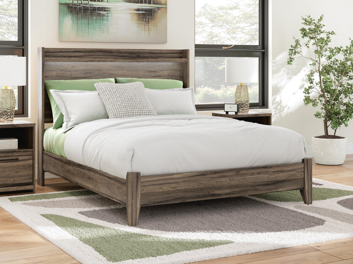Elbrim Queen Panel Bed, Dresser and Mirror