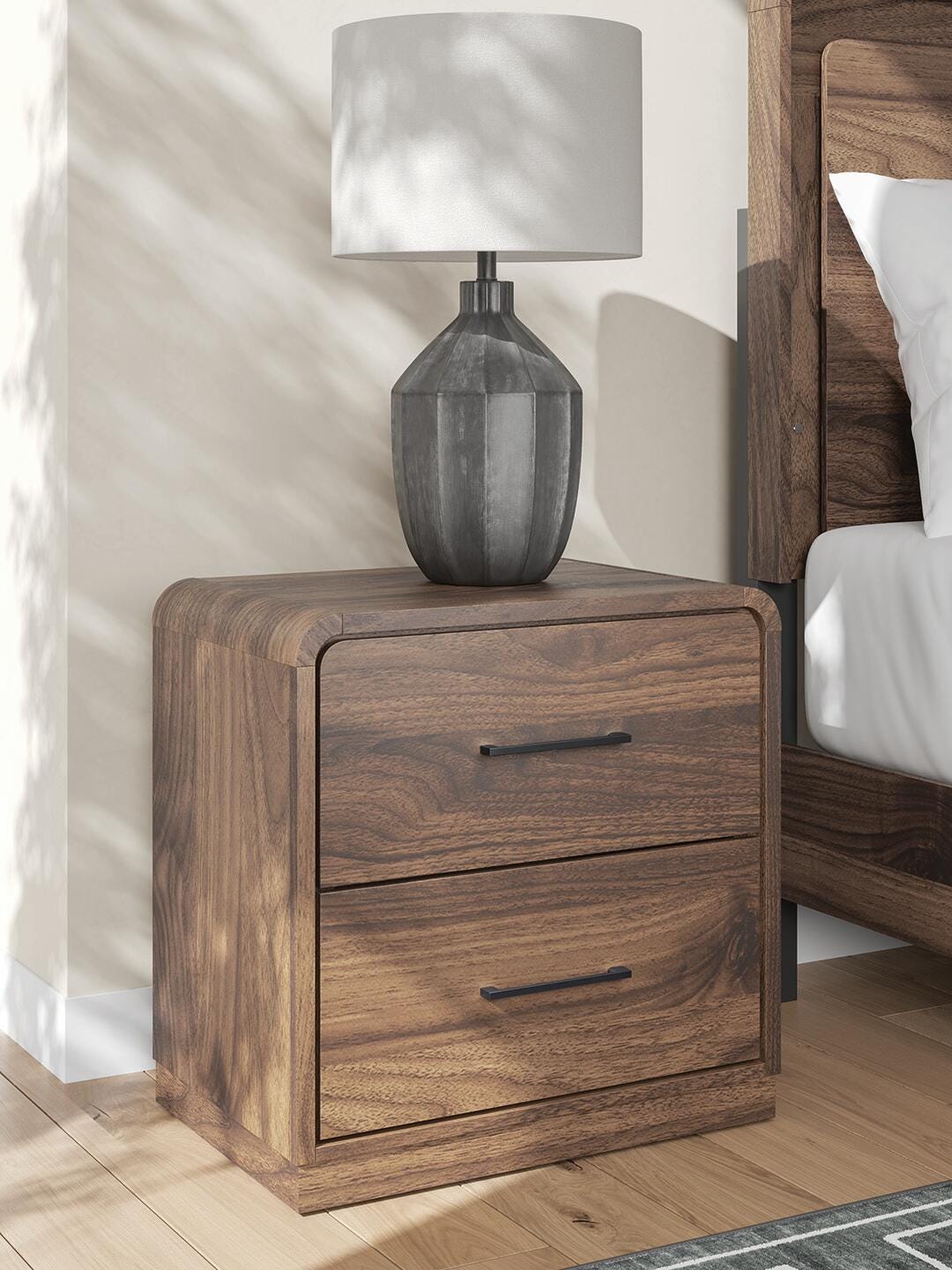 Fortlorn King Panel Bed, Dresser and Nightstand