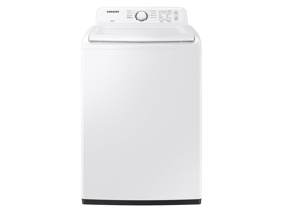 Samsung WA40A3005AW - 4.0 cu. ft. Top Load Washer with ActiveWave™ Agitator and Soft-Close Lid in White