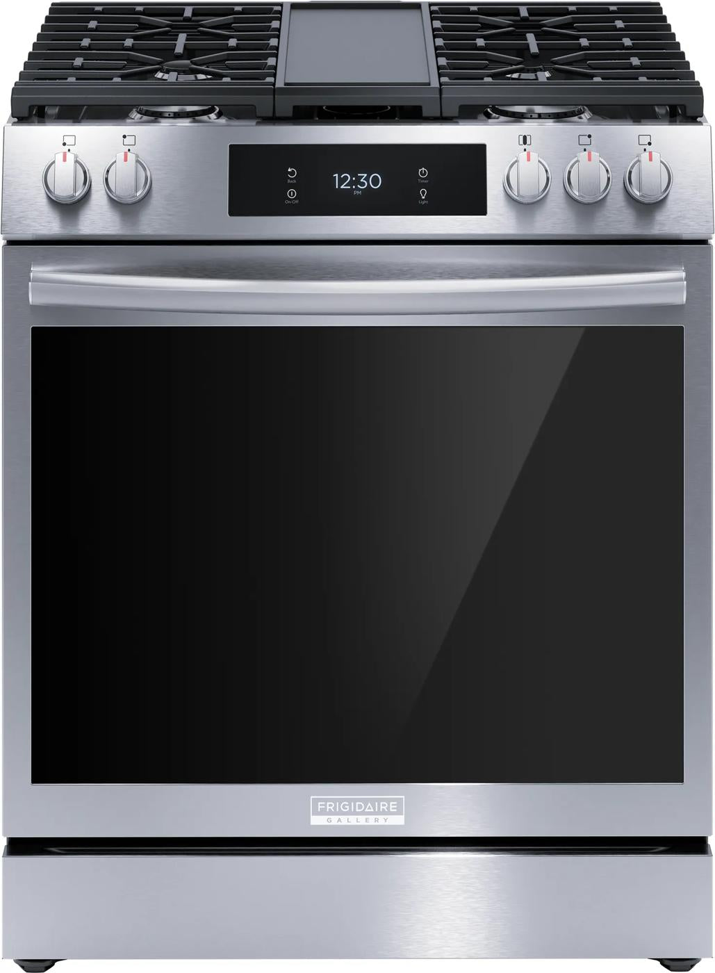 Frigidaire Gallery GCFG3060BF - 30" Front Control Gas Range with Total Convection