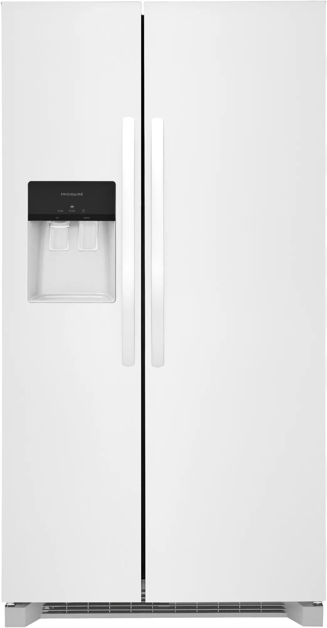 Frigidaire FRSS2623AW - 26 Cu. Ft. 36" Standard Depth Side by Side Refrigerator