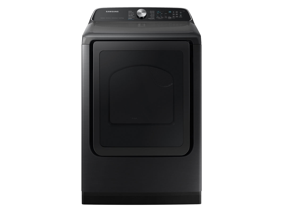 Samsung DVG55CG7100V - 7.4 cu. ft. Smart Gas Dryer with Steam Sanitize+ in Brushed Black
