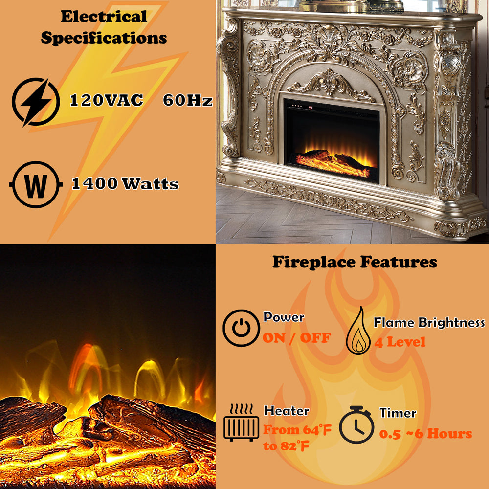 Danae Fireplace