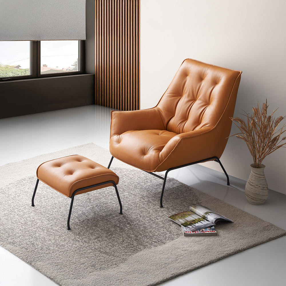 Zusa Accent Chair & Ottoman