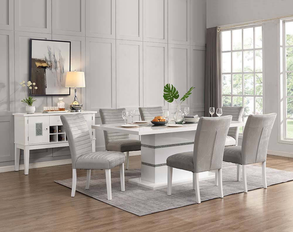 Elizaveta Dining Table w/Pedestal Base