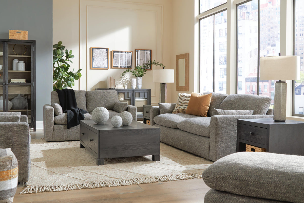 Dramatic Sofa, Loveseat, Oversized Chair and Ottoman