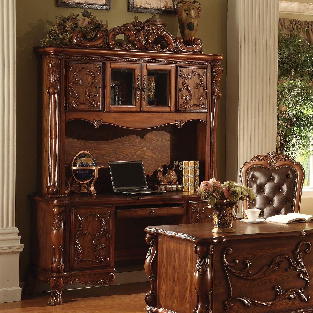 Dresden Executive Computer Desk w/Hutch