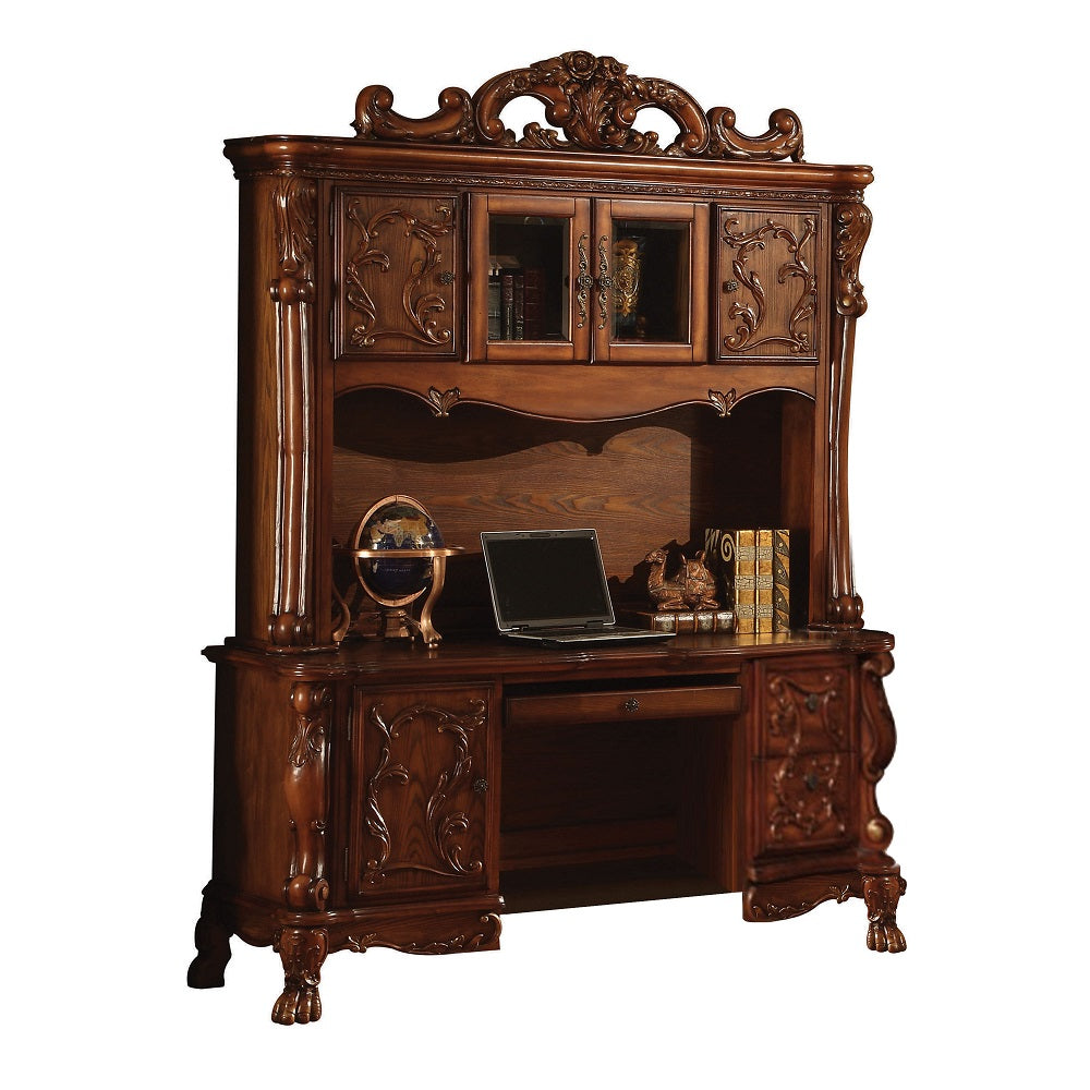 Dresden Executive Computer Desk w/Hutch