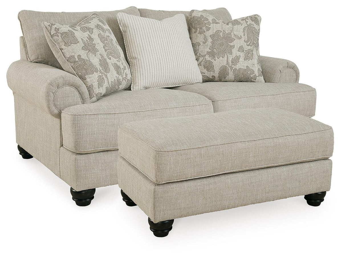 Asanti Loveseat and Ottoman