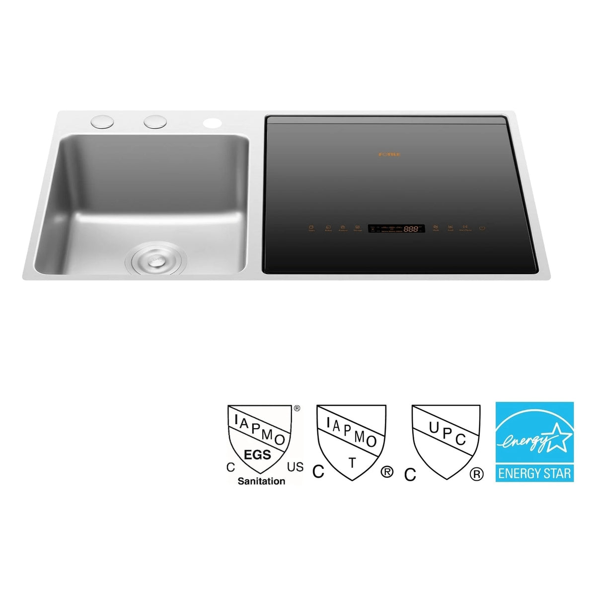 FOTILE VersaWash™ 3-in-1 In-Sink Produce Cleaner and Dishwasher
