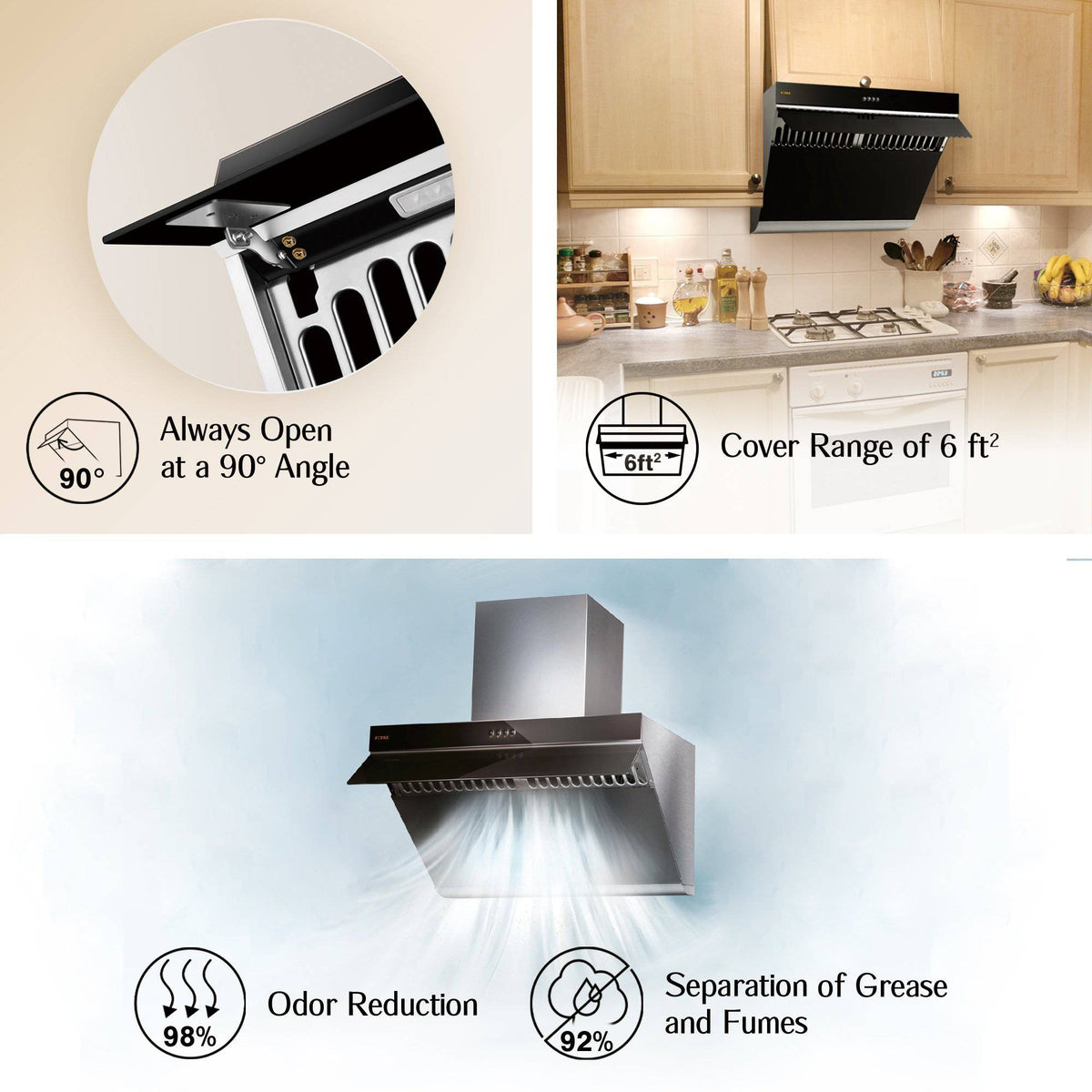 FOTILE 30" Under-Cabinet / Wall Mount Core Series | JQG7522