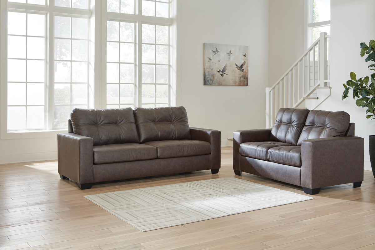 Barlin Mills Sofa and Loveseat