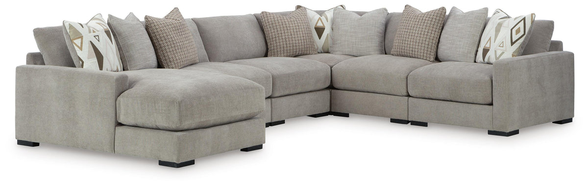 Aslan Court 6-Piece Sectional with Chaise