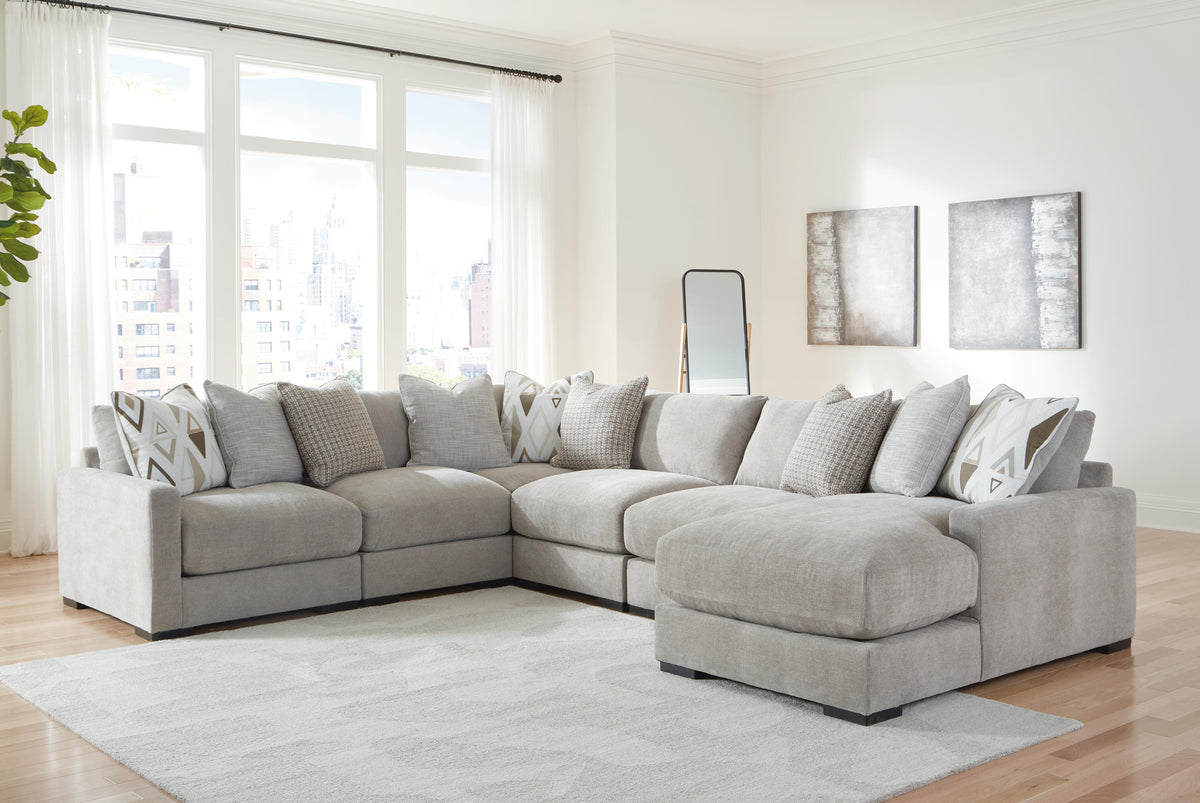 Aslan Court 6-Piece Sectional with Chaise