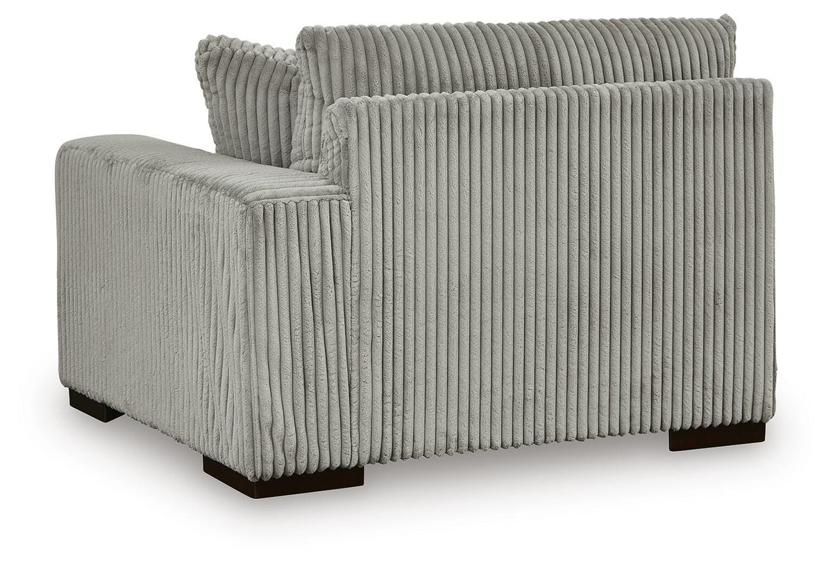 Lindyn 2-Piece Sectional Sofa and Oversized Swivel Accent Chair