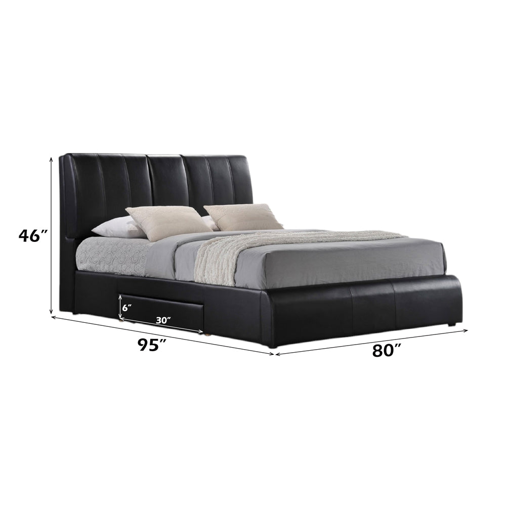 Kofi Eastern King Bed w/Storage