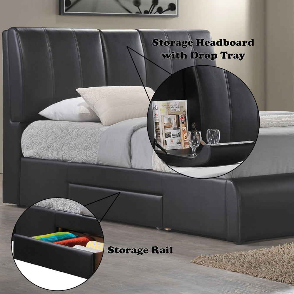 Kofi Eastern King Bed w/Storage