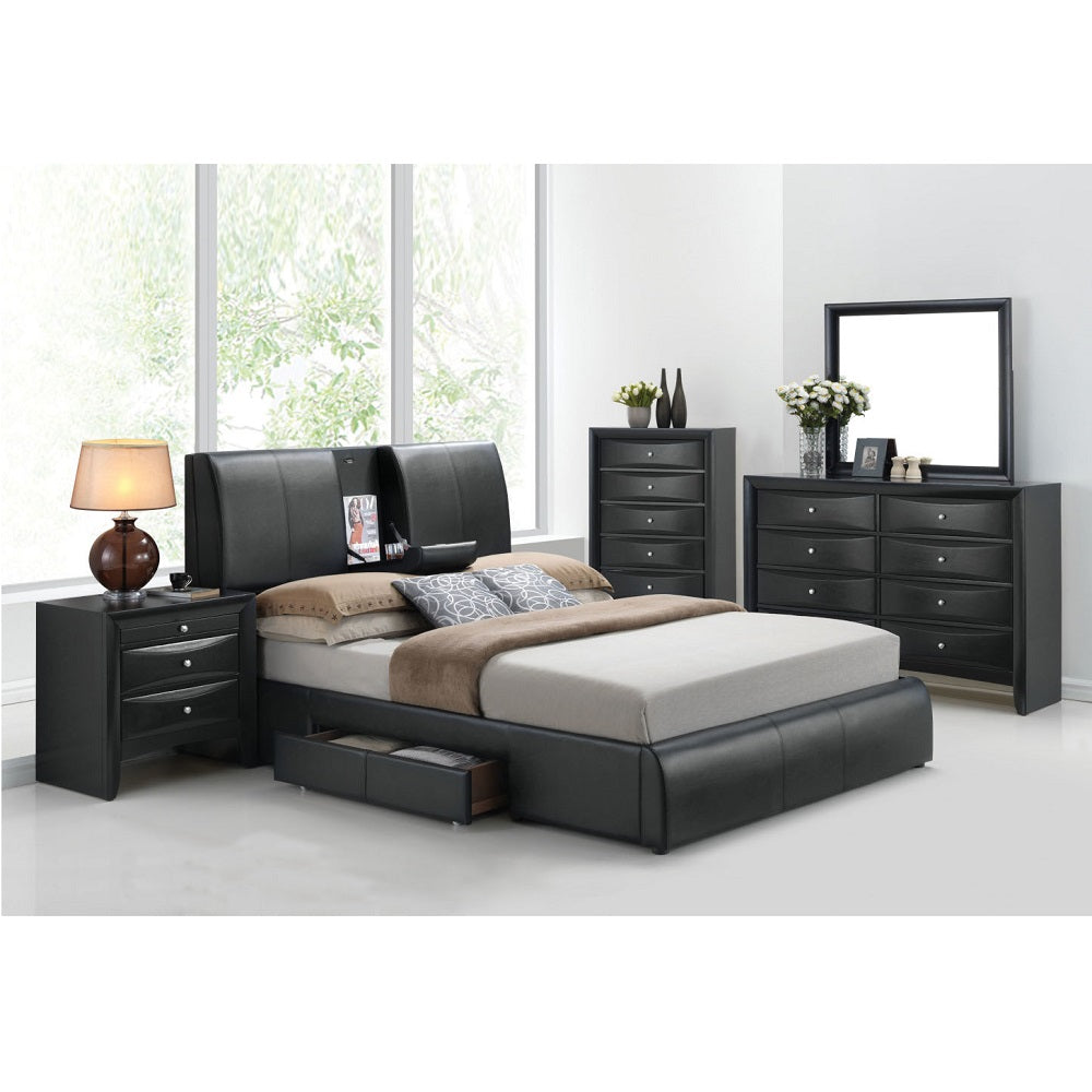 Kofi Eastern King Bed w/Storage
