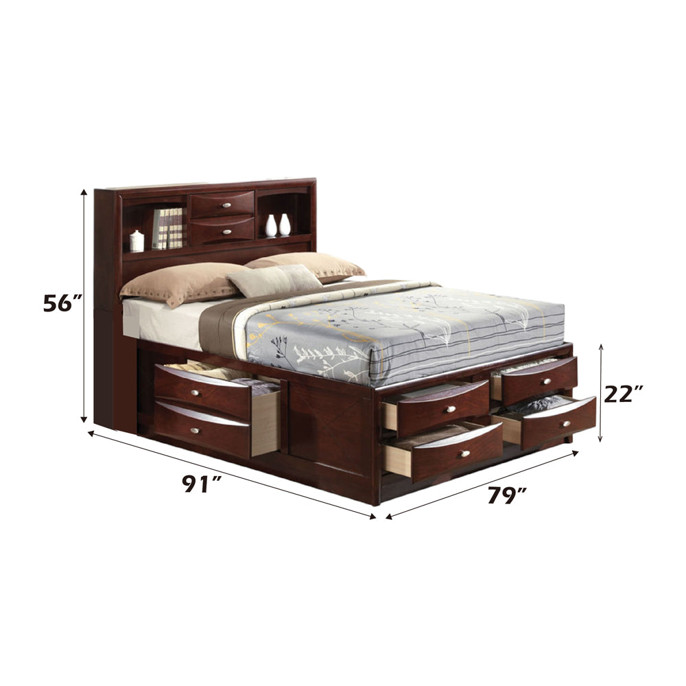 Ireland Eastern King Bed w/Storage