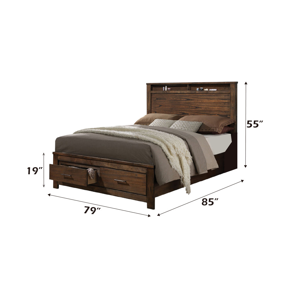 Merrilee Eastern King Bed w/Storage