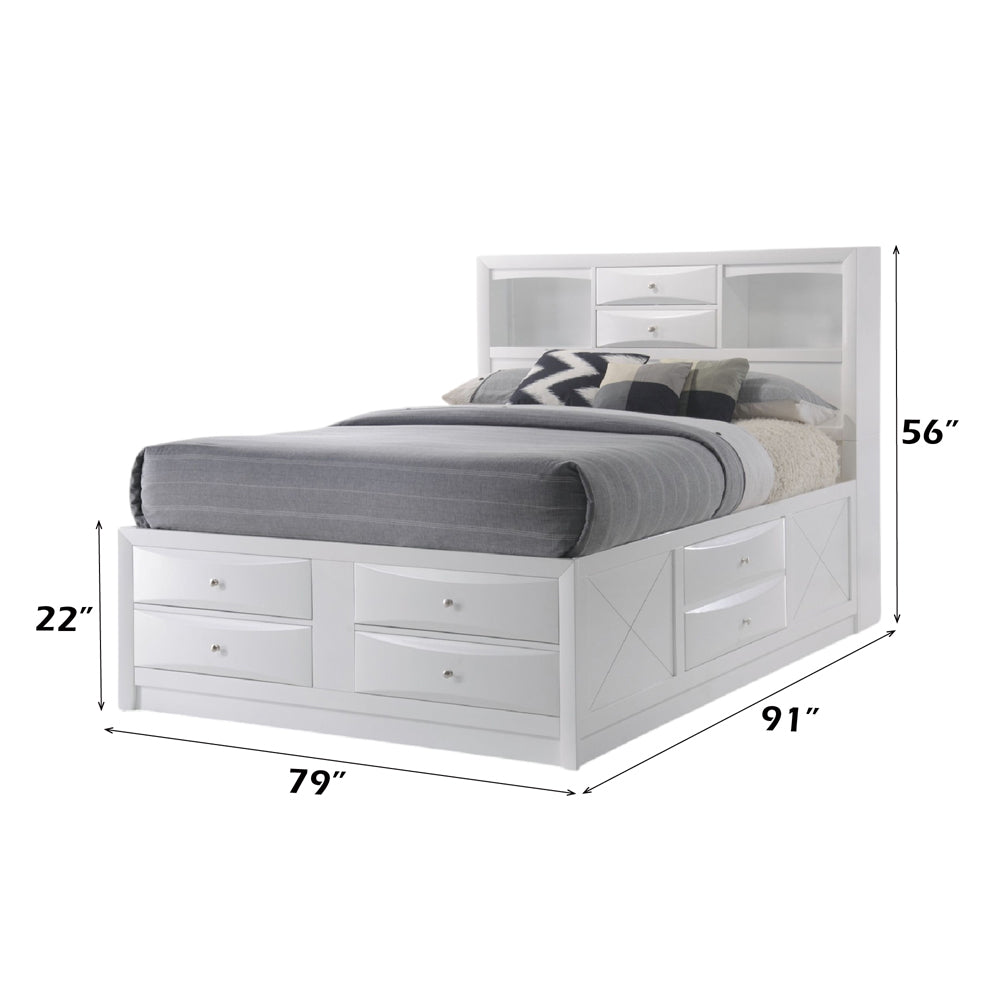 Ireland Eastern King Bed w/Storage