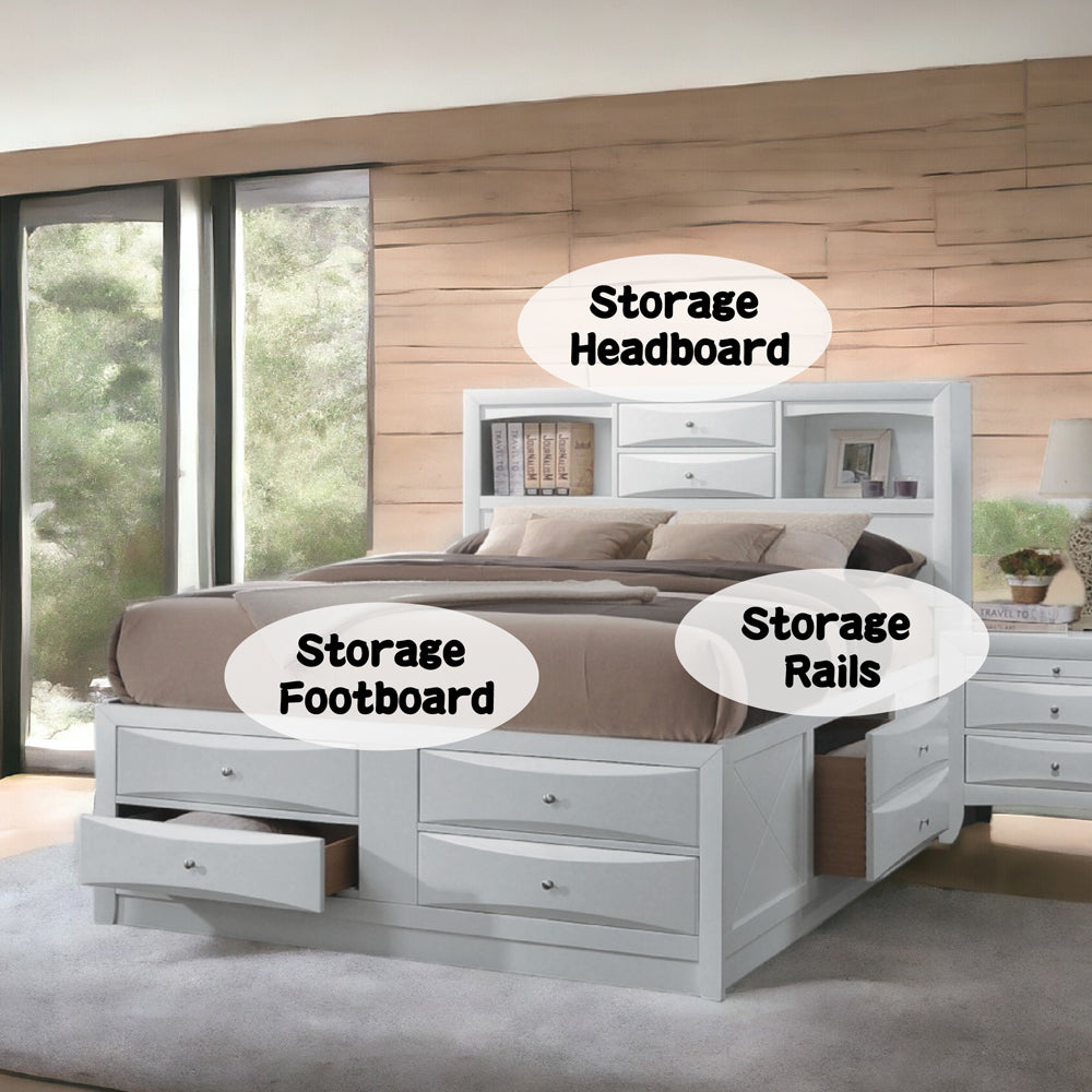 Ireland Full Bed w/Storage