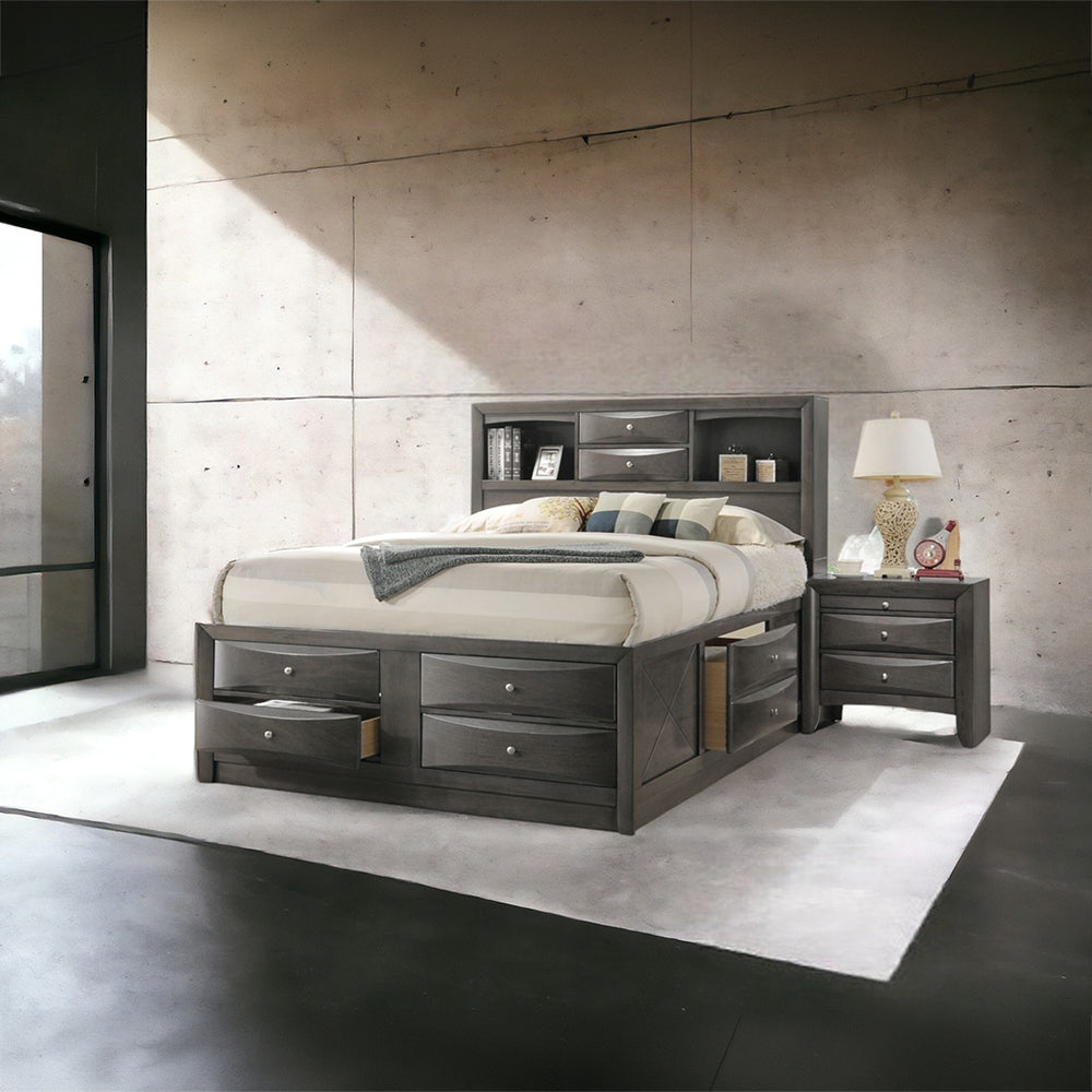 Ireland Eastern King Bed w/Storage
