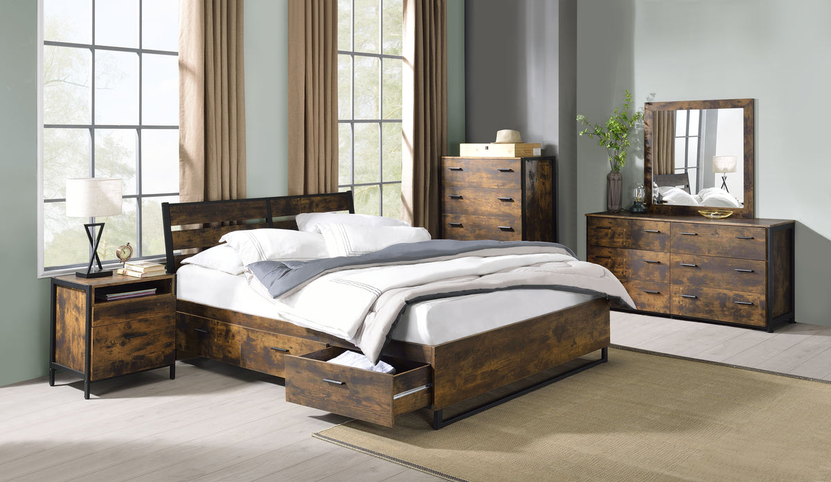 Juvanth Eastern King Bed w/Storage