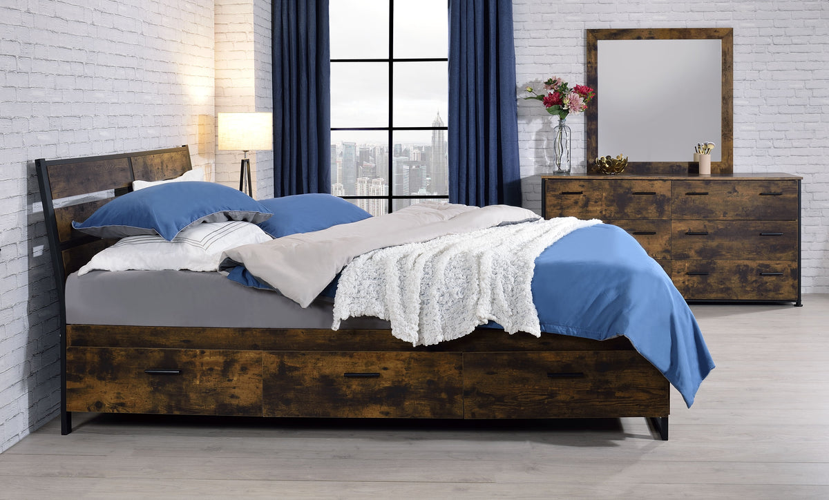 Juvanth Eastern King Bed w/Storage