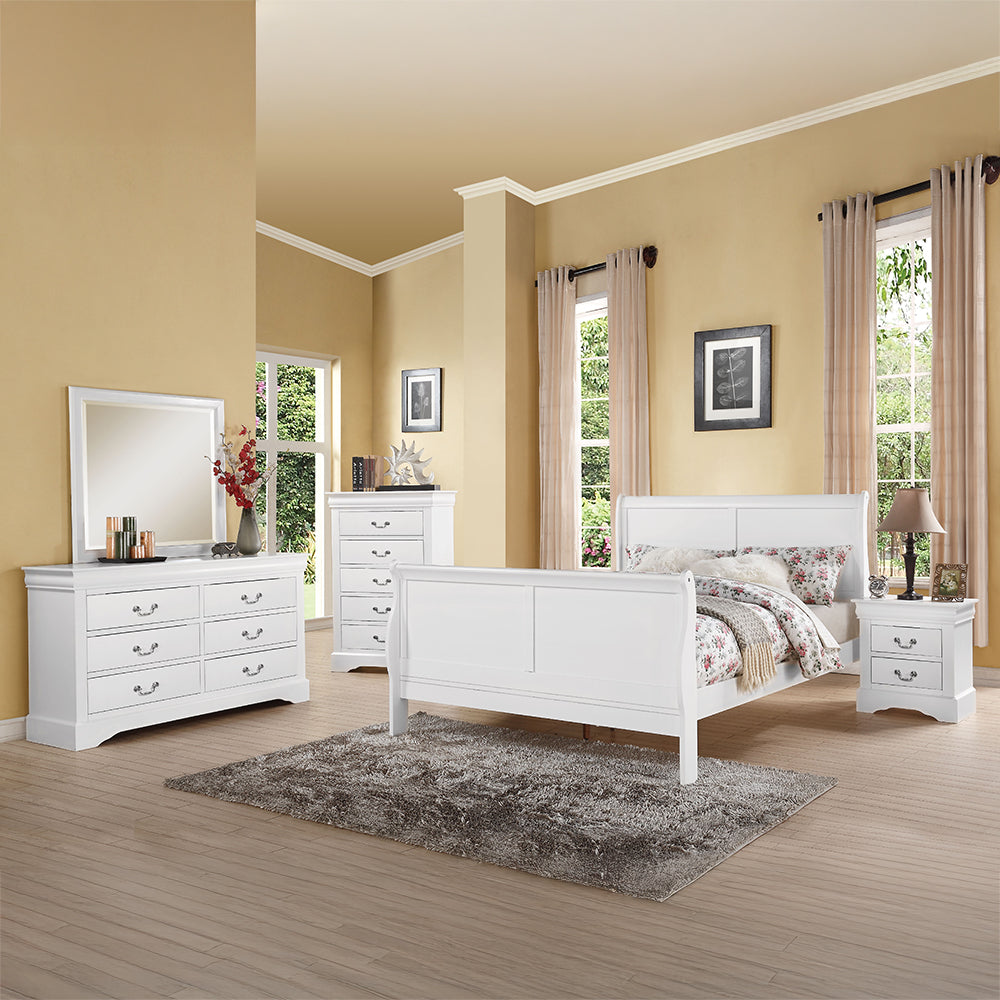 Louis Philippe III Queen Bed