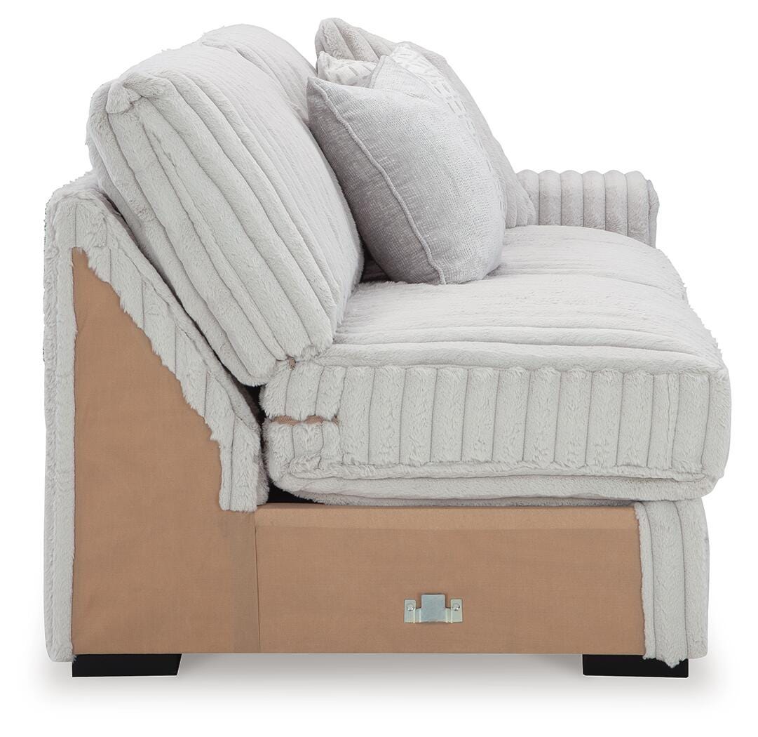 Stupendous 3-Piece Sectional and Ottoman