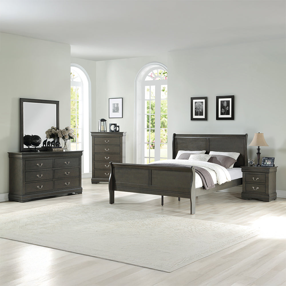 Louis Philippe Eastern King Bed