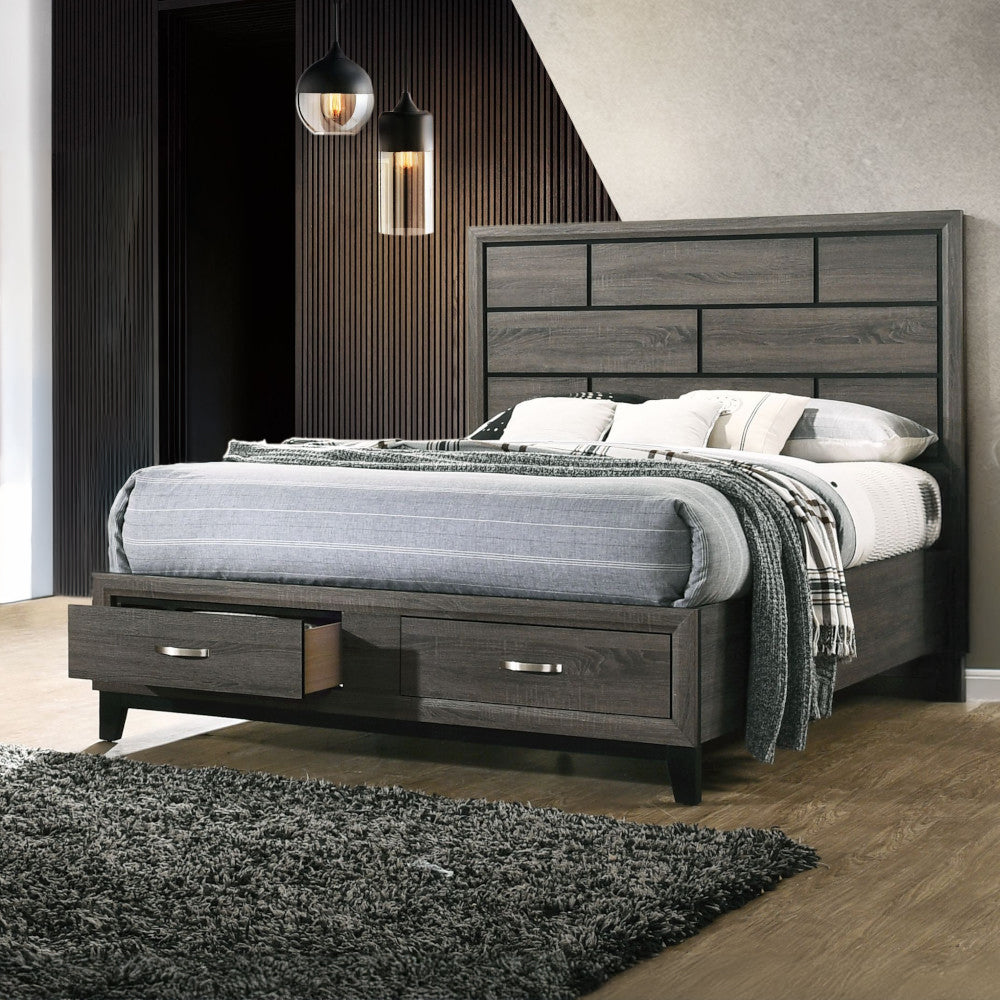 Valdemar Eastern King Bed w/Storage