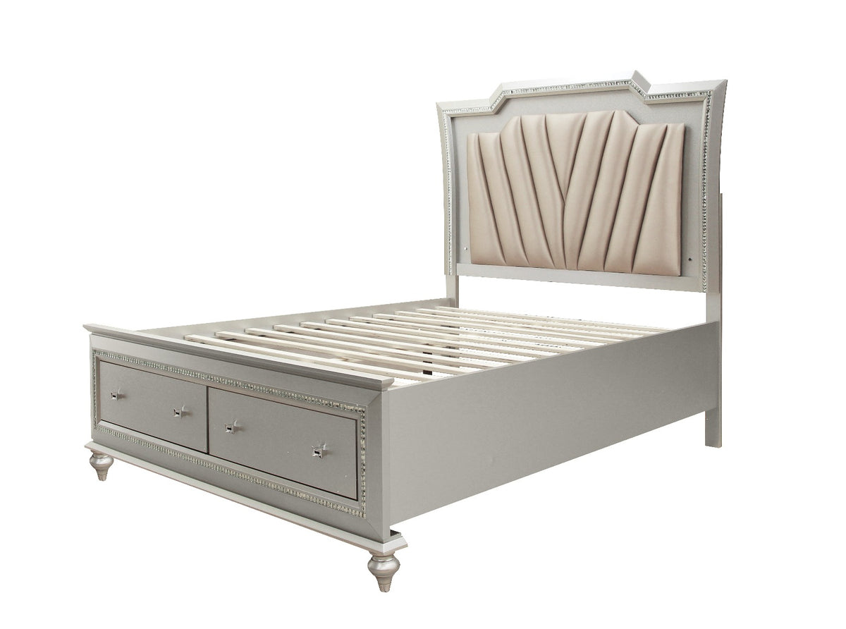 Kaitlyn CK Bed w/Storage & LED