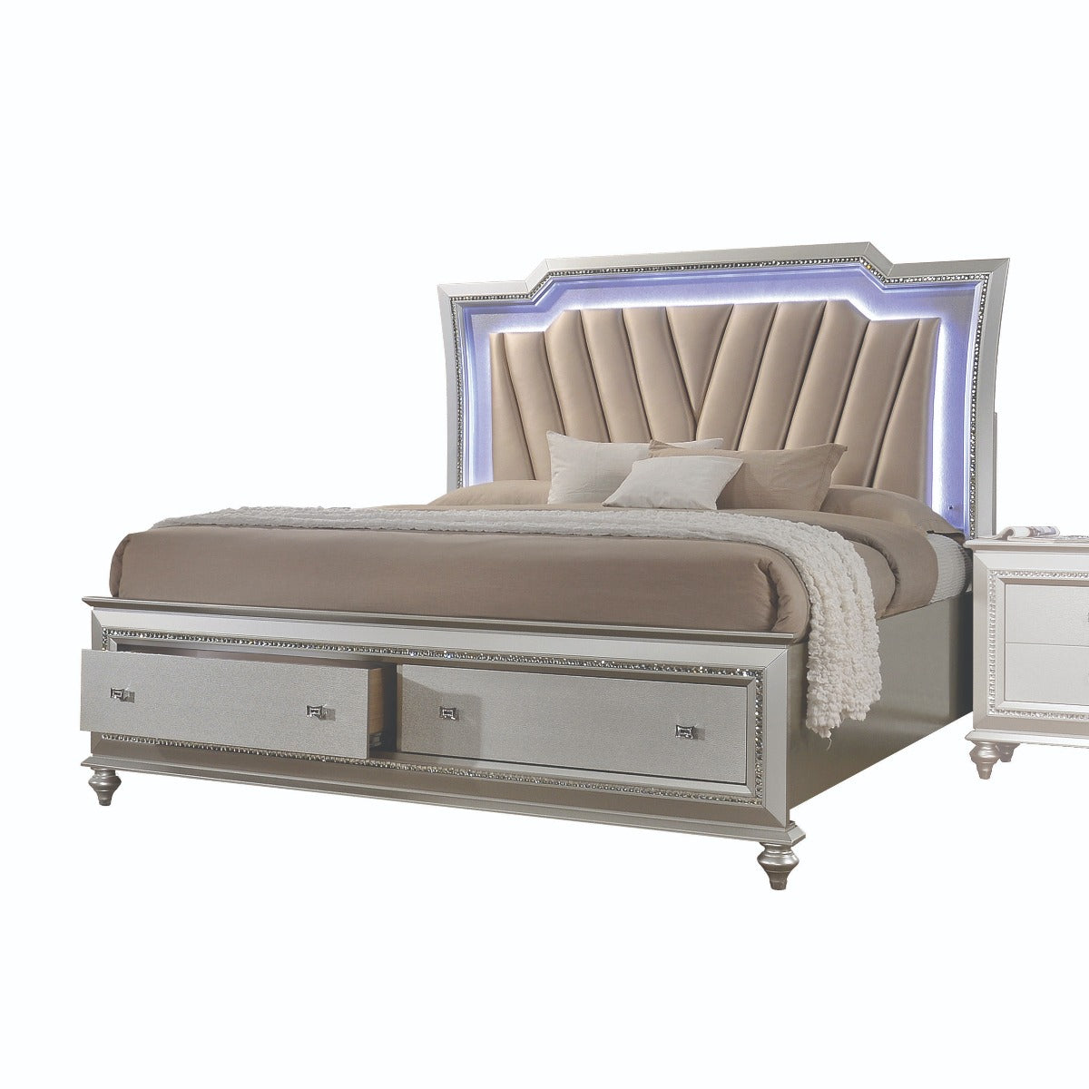 Kaitlyn CK Bed w/Storage & LED