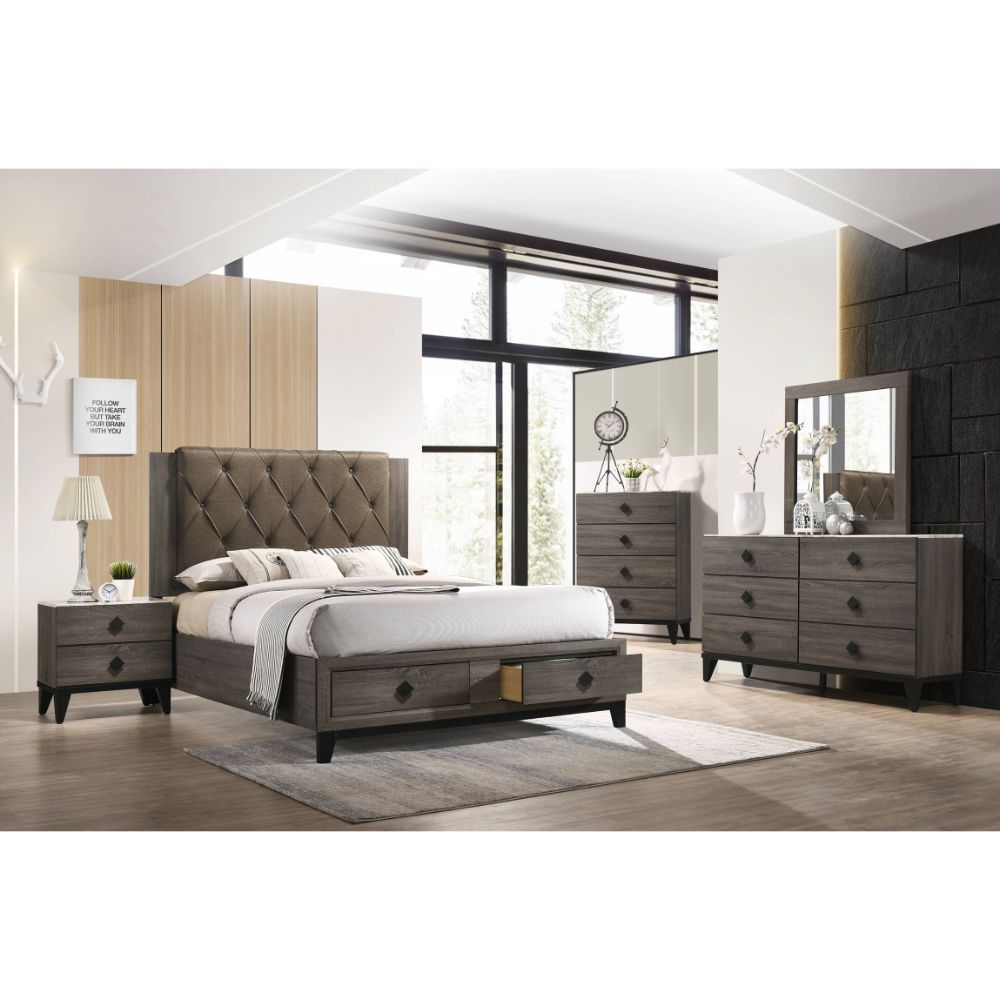 Avantika Queen Bed w/Storage