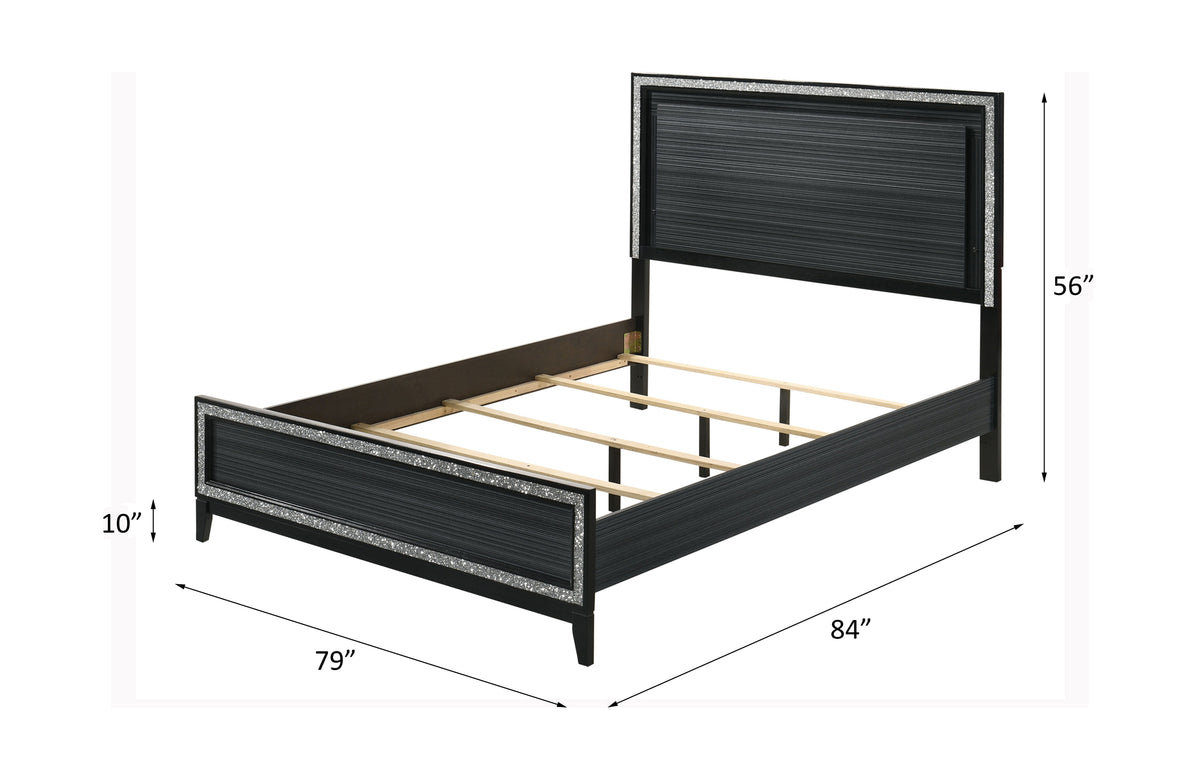 Haiden Eastern King Bed w/LED