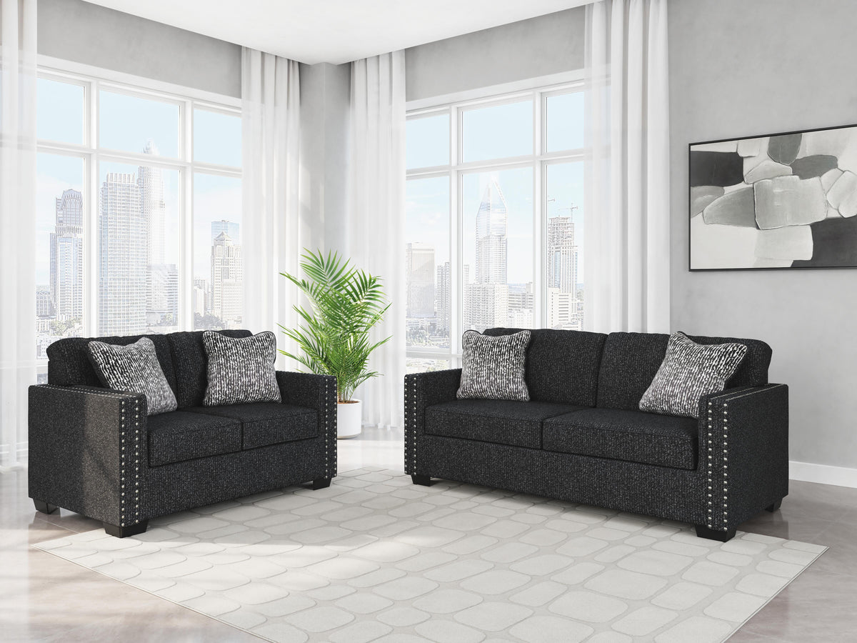 Jasmine Peaks Sofa and Loveseat